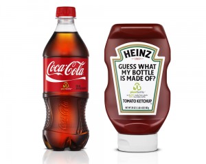 plantbottle coca-cola & heinz 