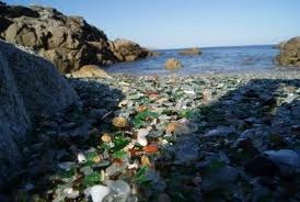 playa de los cristales de laxe