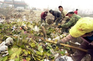 basura en china