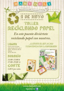 taller reciclando papel