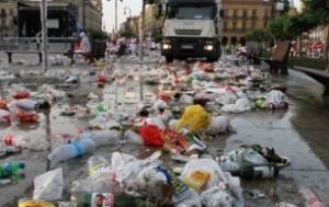 basura san fermin