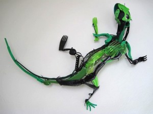 lagarto reciclado